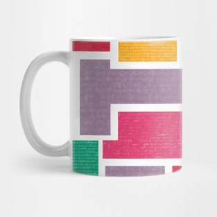 Color Pieces Pattern Mug